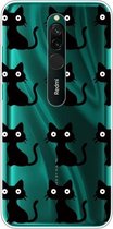 Voor Xiaomi Redmi 8 Lucency Painted TPU beschermhoes (katten)