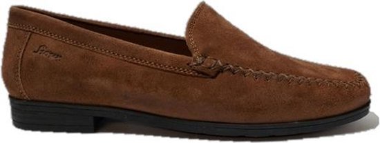 Sioux Mocassin Loafer Campina HW 63984 Cognac Brown Suede F