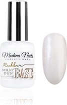 Modena Nails Rubber Base Coat Gellak Vitamins – Milky Dust 15ml.