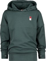 Vingino Basic Hoody Jongens Trui - Steel Green - Maat 176