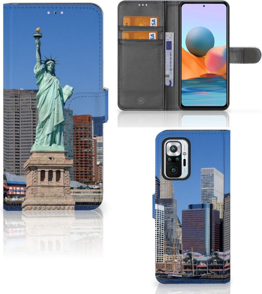 Xiaomi Redmi Note 10 Pro Flip Cover Vrijheidsbeeld
