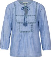 Street One blouse chambray Donkerblauw-38 (M)