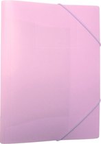Verhaak Elastomap Soft Touch Pastel A4 Polypropyleen Roze