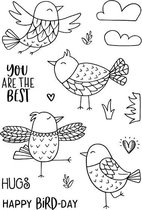 Free As A Bird Clear Stamps (JD043) (DISCONTINUED)