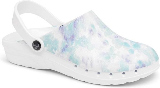 Suecos Oden Fusion medische klompen maat 41 – water flower – vermoeide voeten – pijnlijke voeten - ultralicht – schokabsorberend - ergonomisch – anti slip - ademend – antibacterieel – verpleging – zorg – horeca - vrije tijd