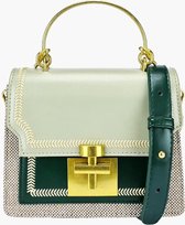 Fashionfanatics® Lavello Crossbodytas Lichtgroen - Draaisluiting - Dames