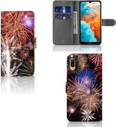 Housse avec Fermeture magnétique Huawei Y6 (2019) Coque de téléphone personnalisé Cadeaux de Noël