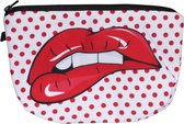 scarlet health | Cosmetische tas "Beauty" voor uw handtas en als toilettas tijdens uw reis; kleine, compacte make-up tas voor make-up, enz. Mond 1