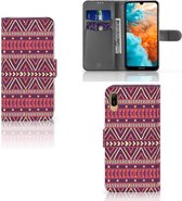 Huawei Y6 (2019) Telefoon Hoesje Aztec Purple