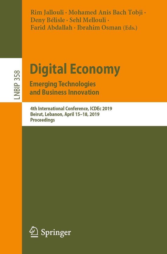 Springer Nature Proceedings Computer Science - Digital Econo ... - cover