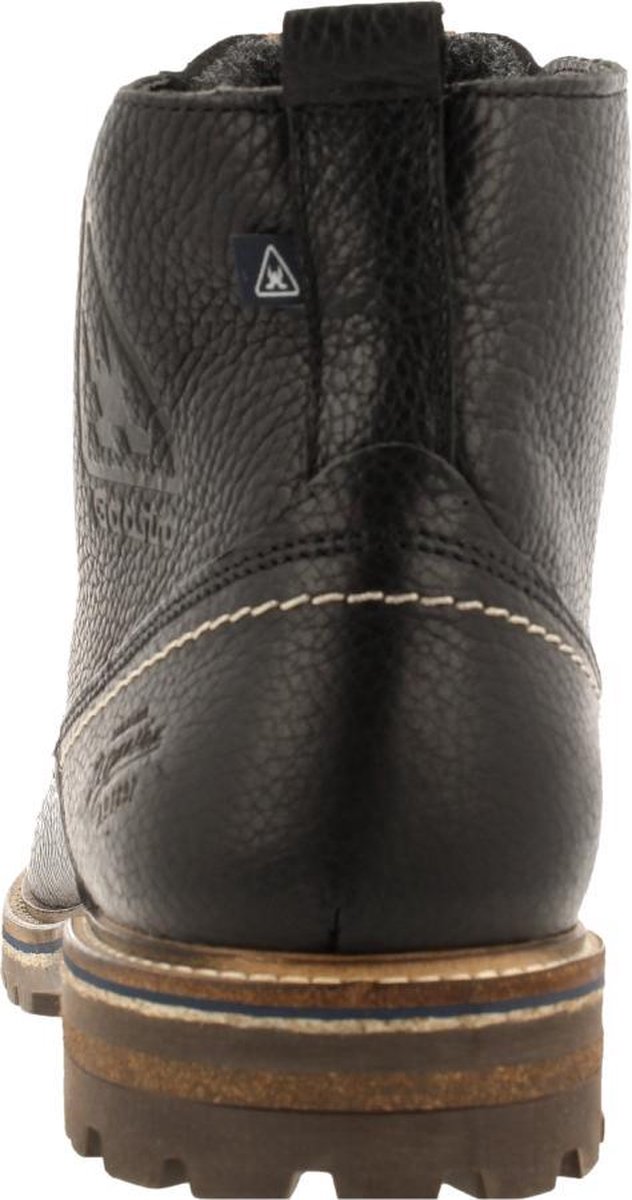 Gaastra Cape Mid heren veterboot - Zwart - Maat 43 | bol.com