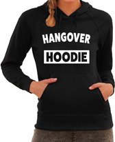 Hangover hoodie fun hooded sweater voor dames zwart XS (34)