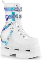 Demonia Enkellaars -42 Shoes- ETERNAL-115 Wit