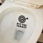 Hit the target sticker voor in de wc of urinoir