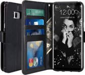 Samsung Galaxy S8 Book PU lederen Portemonnee hoesje Book case zwart