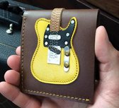 Blonde Electric Guitar Wallet Handmade Genuine Leather