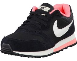Nike MD Runner 2 Sportschoenen - Maat 40.5 - Vrouwen - zwart/wit/roze |  bol.com