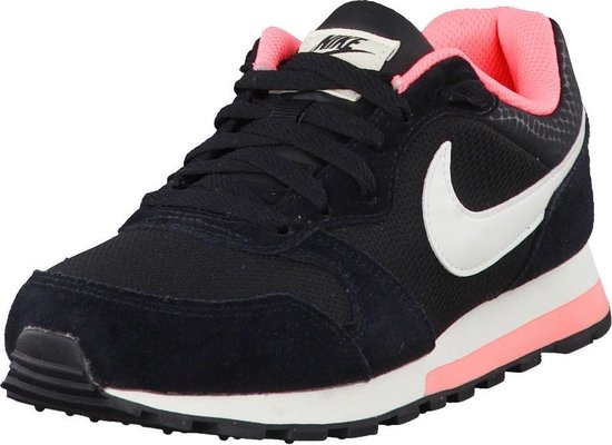 Nike MD Runner 2 Sportschoenen - Maat 40.5 - Vrouwen - zwart/wit/roze |  bol.com