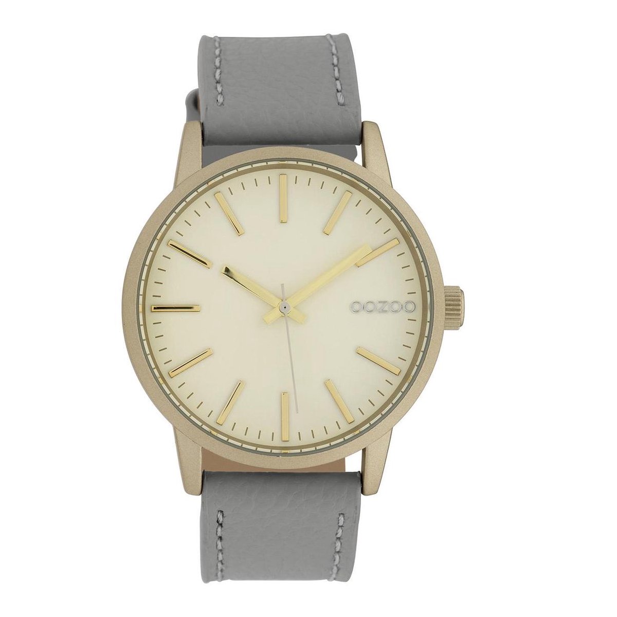 OOZOO Timepieces Grijs-Goudkleurig horloge (40 mm) - Grijs
