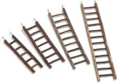 Parakeet ladder 7 steps, 31 cm natural wood