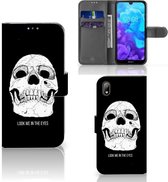 Huawei Y5 (2019) Telefoonhoesje met Naam Skull Eyes