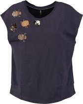 Only donkerblauwe sweat polyester top - Maat XS