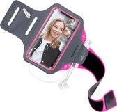 Mobiparts Comfort Fit Sport Armband Apple iPhone 11 Neon Roze