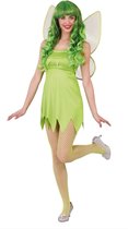 Guirca - Elfen Feeen & Fantasy Kostuum - Elise De Elf Van Het Groene Bos - Vrouw - groen - Maat 36-38 - Carnavalskleding - Verkleedkleding