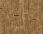 PLANKEN BEHANG - Bruin - AS Creation Best of Wood'n Stone