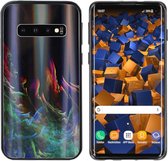 BackCover Aurora Glass voor Samsung S10 Groen