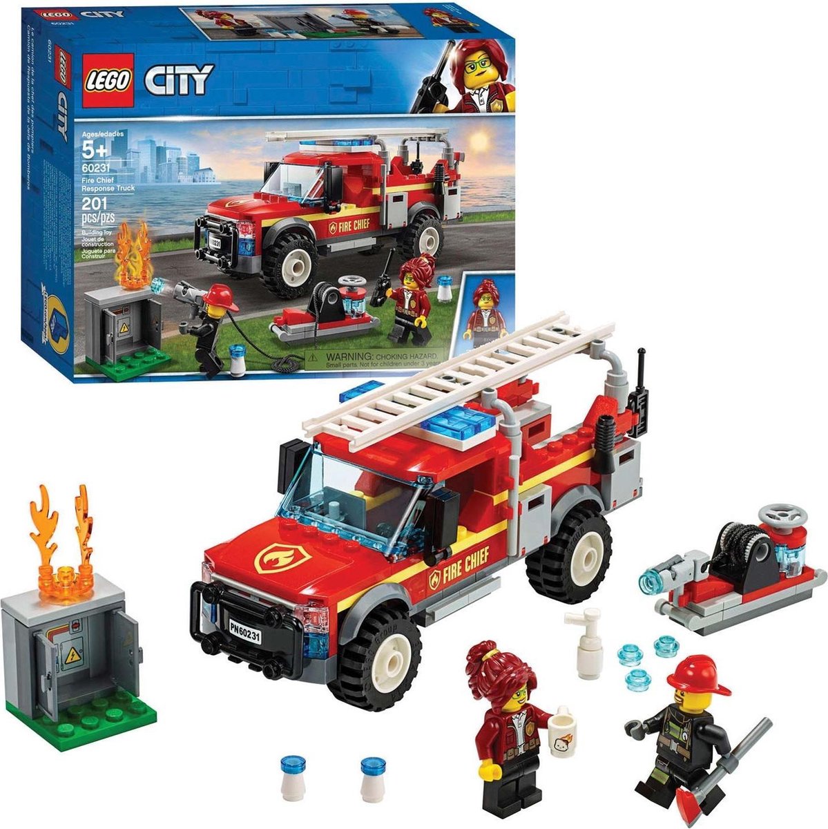 LEGO City Fire 60374 Le camion d'intervention des pompiers