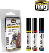 Mig - Oilbrusher Basic Colors Set 3 St. (Mig7504)