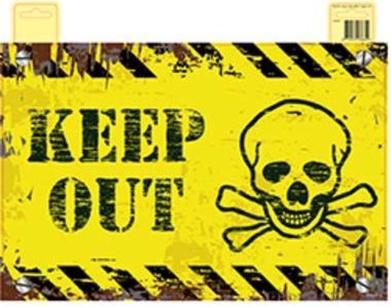 Keep Out Box Deurbord keep out | bol