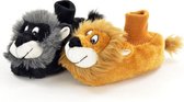 dierenpantoffel leeuw zwart 24-25
