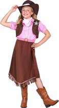 REDSUN - KARNIVAL COSTUMES - Sheriff kostuum voor meisjes - 122/128 (4-6 jaar)