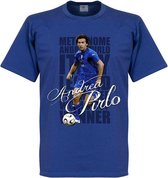 Pirlo Legend T-Shirt - Blauw - Kinderen - 140