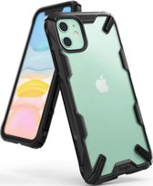 Ringke Fusion X Backcover iPhone 11 hoesje - Mat Zwart