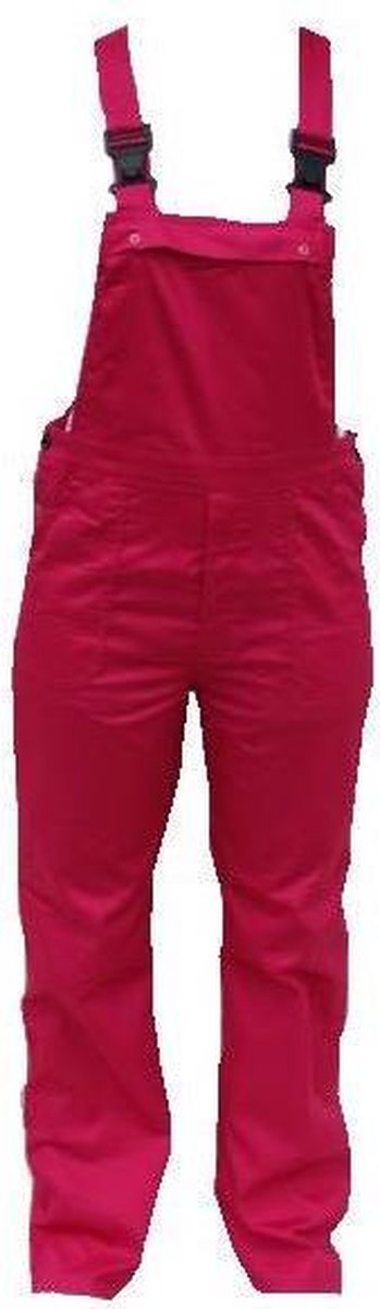 Top Rock Tuinoverall volw TB6535-009 poly/katoen - Fuchsia - 54