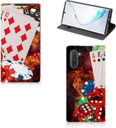 Geschikt voor Samsung Galaxy Note 10 Hippe Standcase Casino