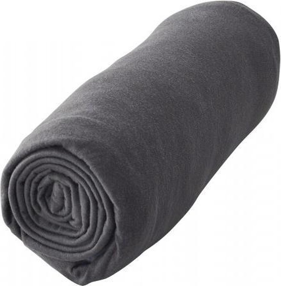 2 zachte Jersey hoeslakens - antraciet 190x200 - Geschikt voor dikke matrassen (tot 30cm)