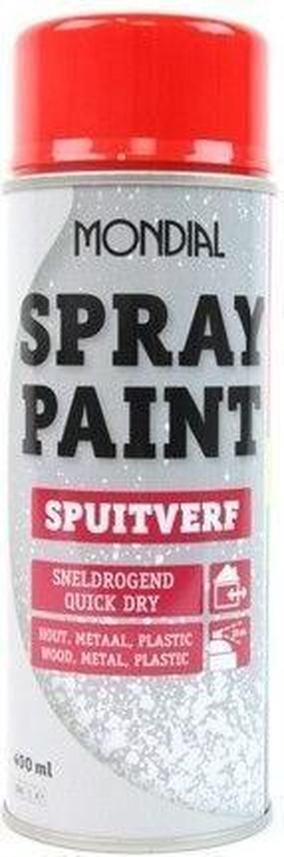 Mondial - Verf Spuitbus - Spuitlak - 400ml - Sneldrogend