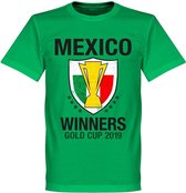 Mexico Gold Cup Winnaars 2019 T-Shirt - Groen - XL