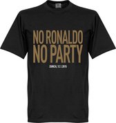 No Ronaldo No Party T-Shirt - XXXXL