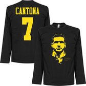 Cantona Silhouette Longsleeve T-Shirt - XXL