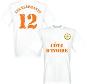 Ivoorkust Les Elephans T-Shirt - XL
