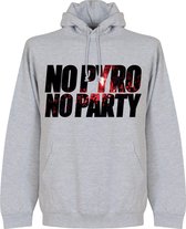 No Pyro No Party Hooded Sweater - M