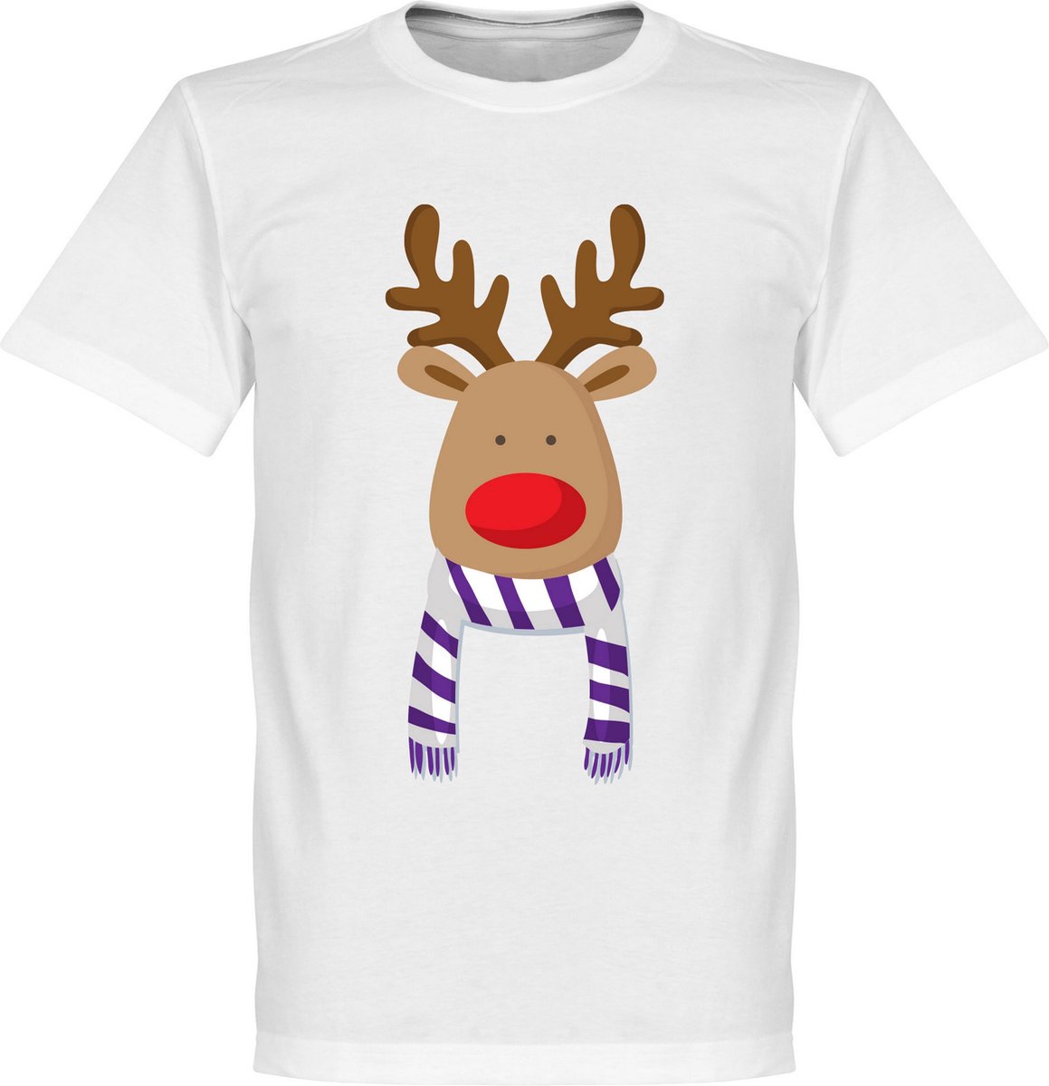Reindeer Supporter T-Shirt - Paars/Wit - Kinderen - 128