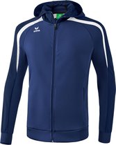 Erima Liga 2.0 Trainingsjack Met Capuchon - New Navy / Donker Navy / Wit | Maat: M