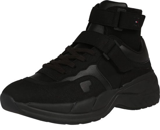 Tommy Hilfiger sneakers hoog lewis hamilton varsity chunky Zwart-42 |  bol.com