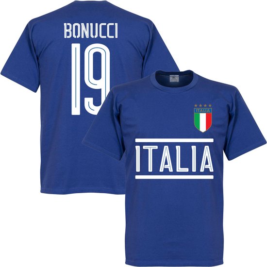 Italië Bonucci Team T-Shirt - S